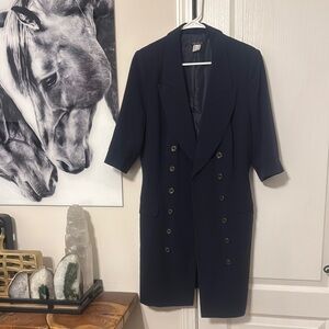 VENUS Midnight Double-Breasted Dress